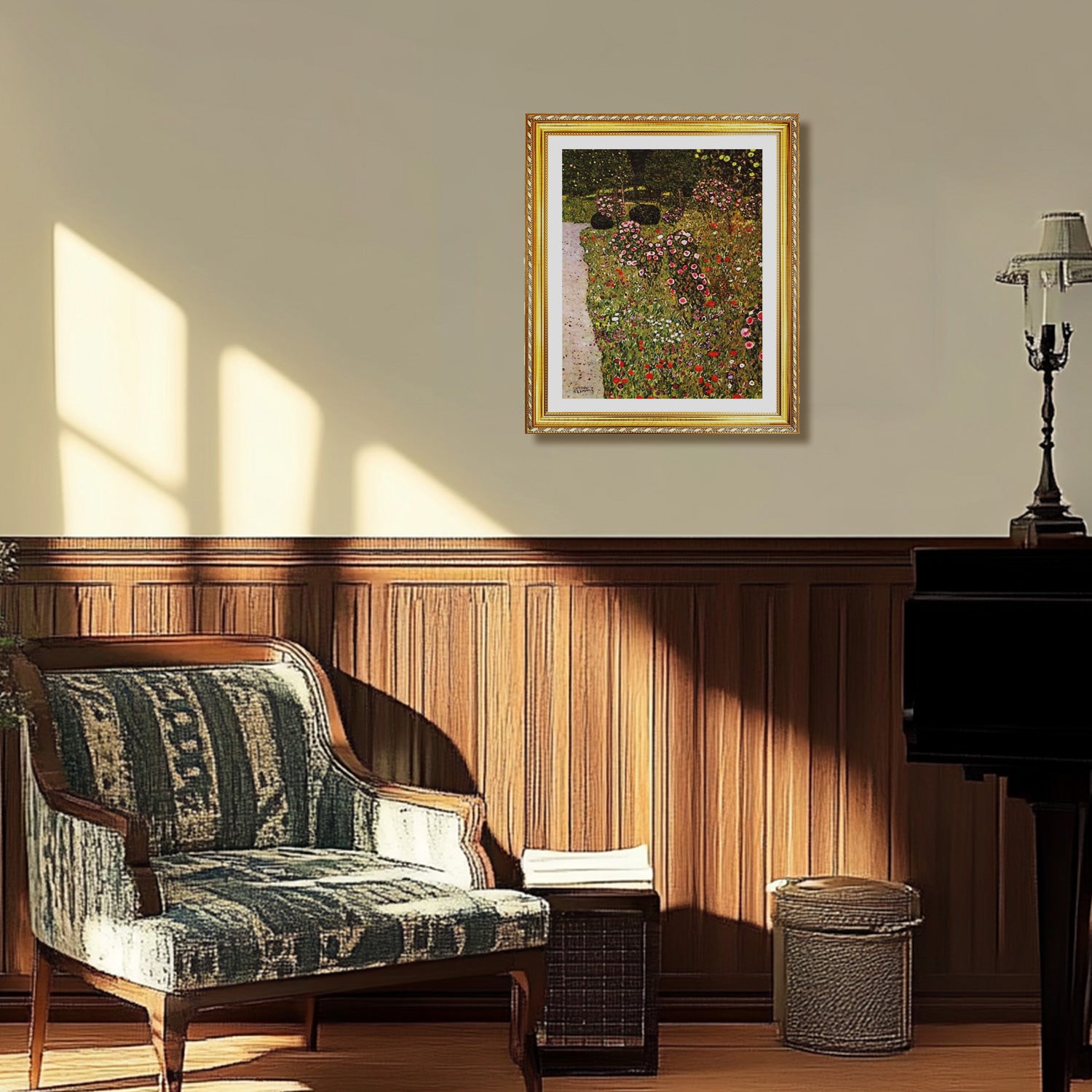 Gustav Klimt Wall Art Orchard With Roses Poster Framed Klimt Art