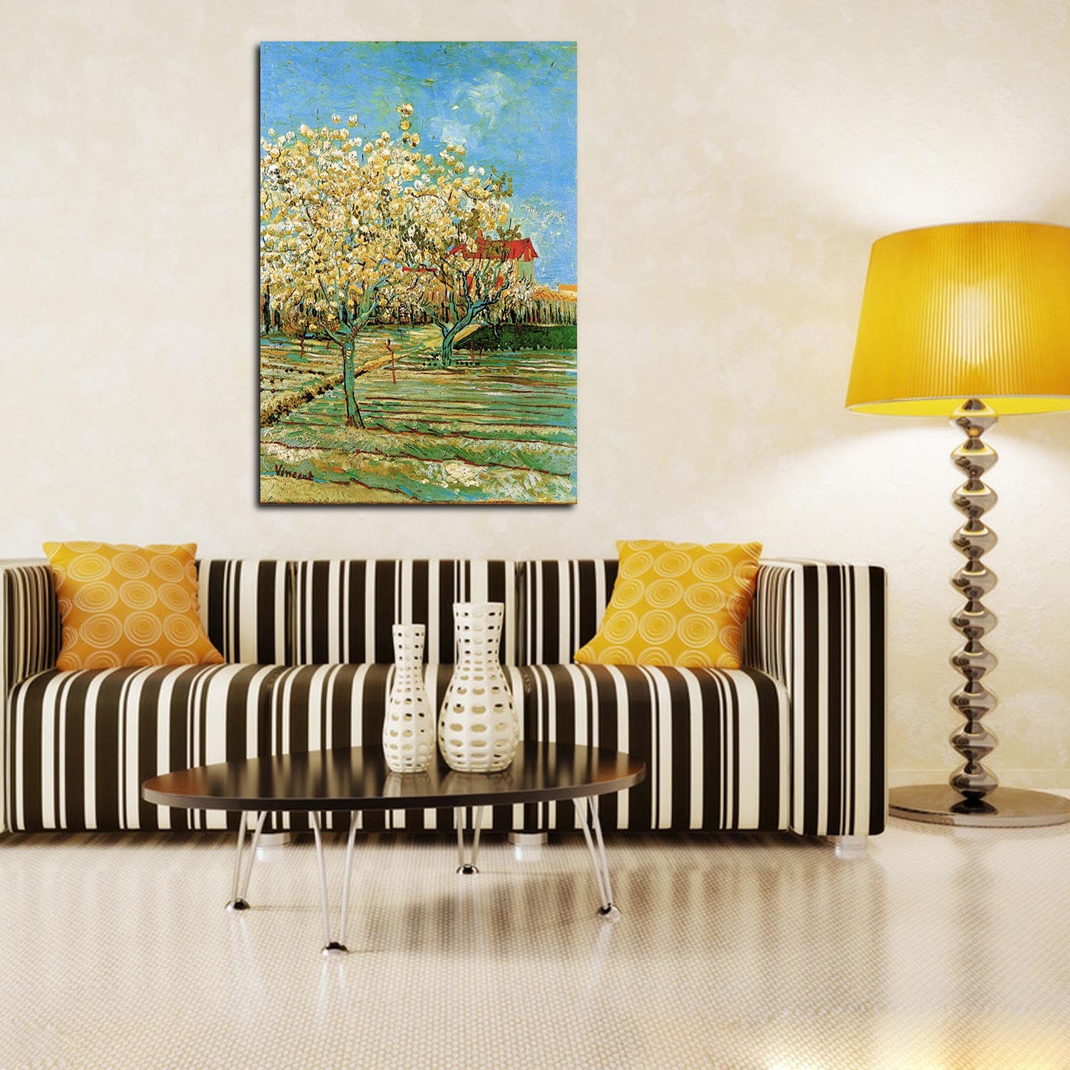Orchard In Blossom 3 Canvas Art