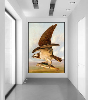 Osprey and Weakfish Canvas Art