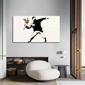 Painted Heart Thrower Canvas Art