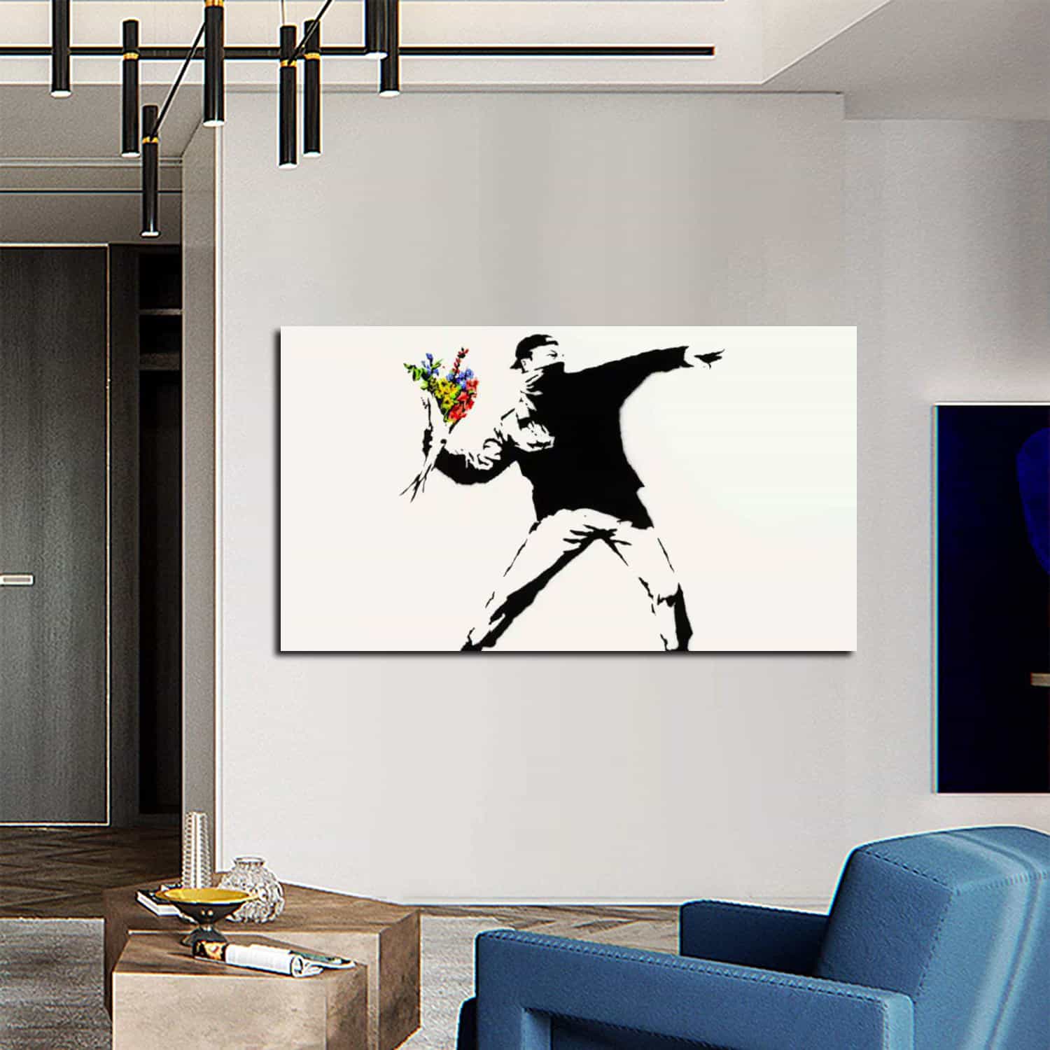 Painted Heart Thrower Canvas Art