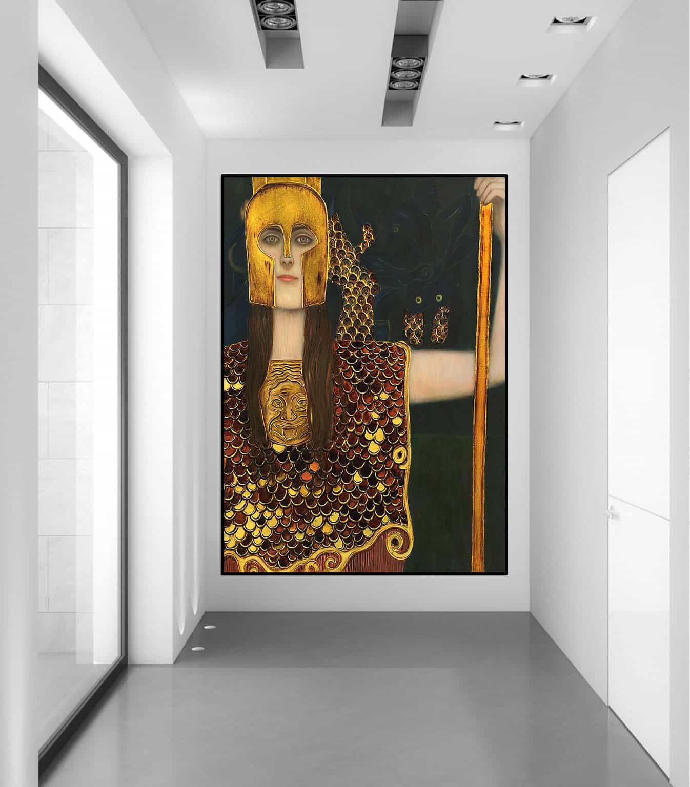 Pallas Athene Canvas Art