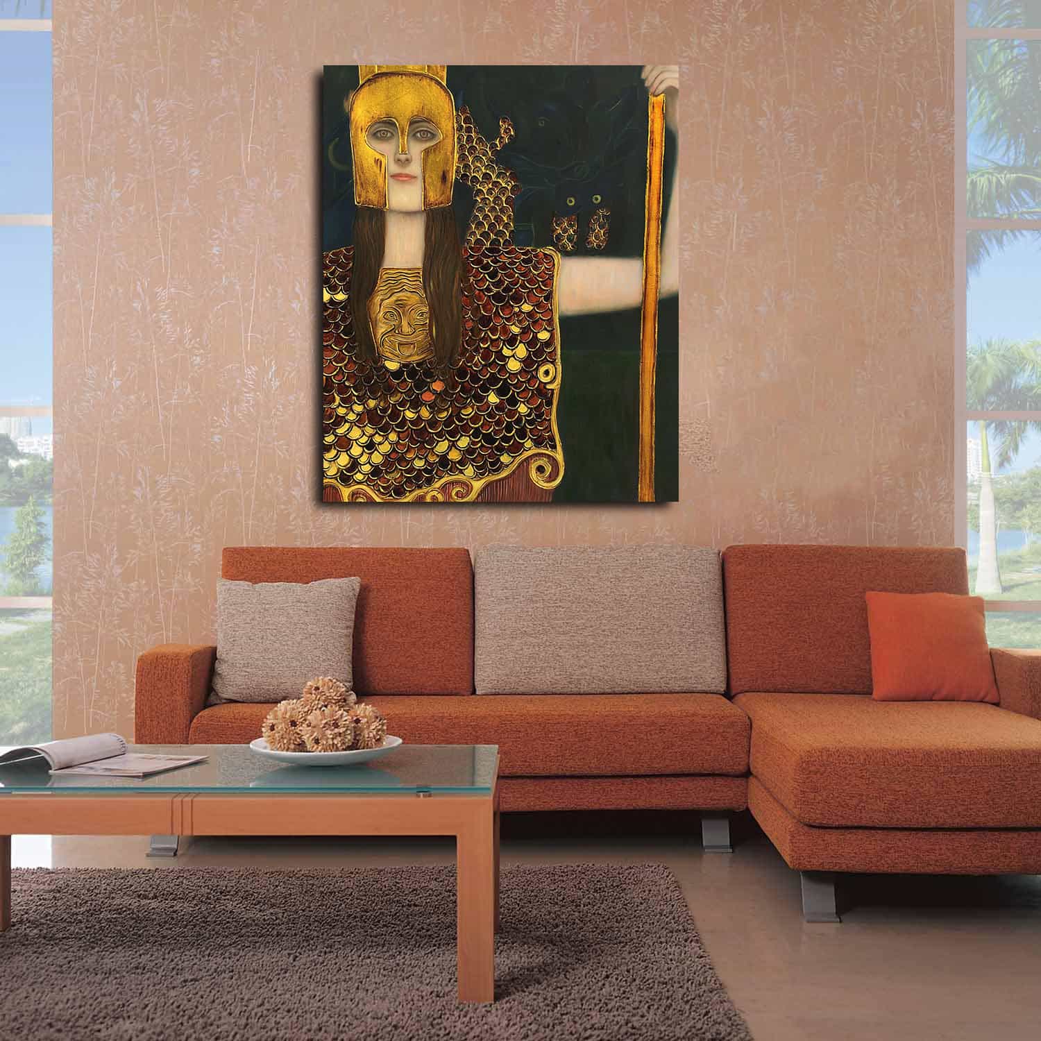 Pallas Athene Canvas Art