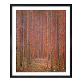 Gustav Klimt Wall Art Pine Forest Poster Framed Klimt Art