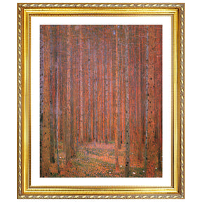 Gustav Klimt Wall Art Pine Forest Poster Framed Klimt Art