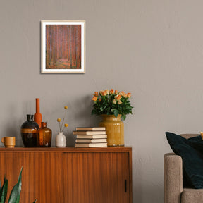 Gustav Klimt Wall Art Pine Forest Poster Framed Klimt Art