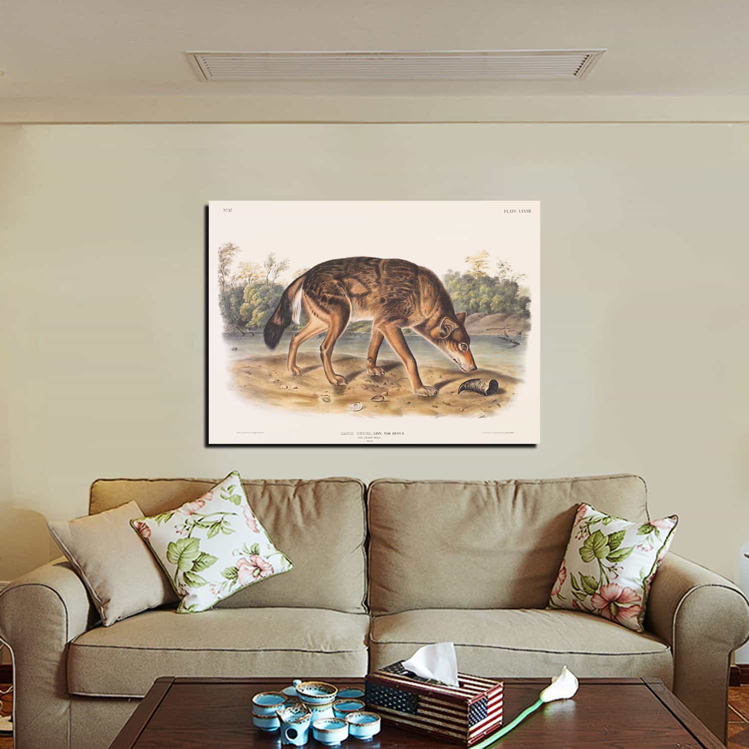 Polar Hare Canvas Art