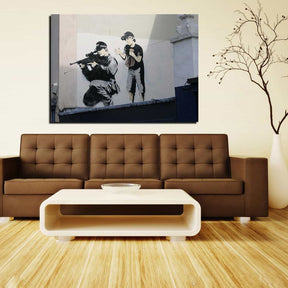Police Sniper Canvas Art