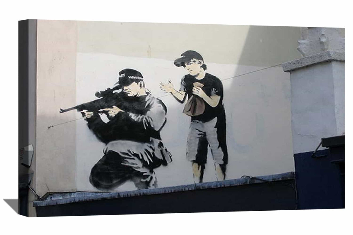 Police Sniper Canvas Art