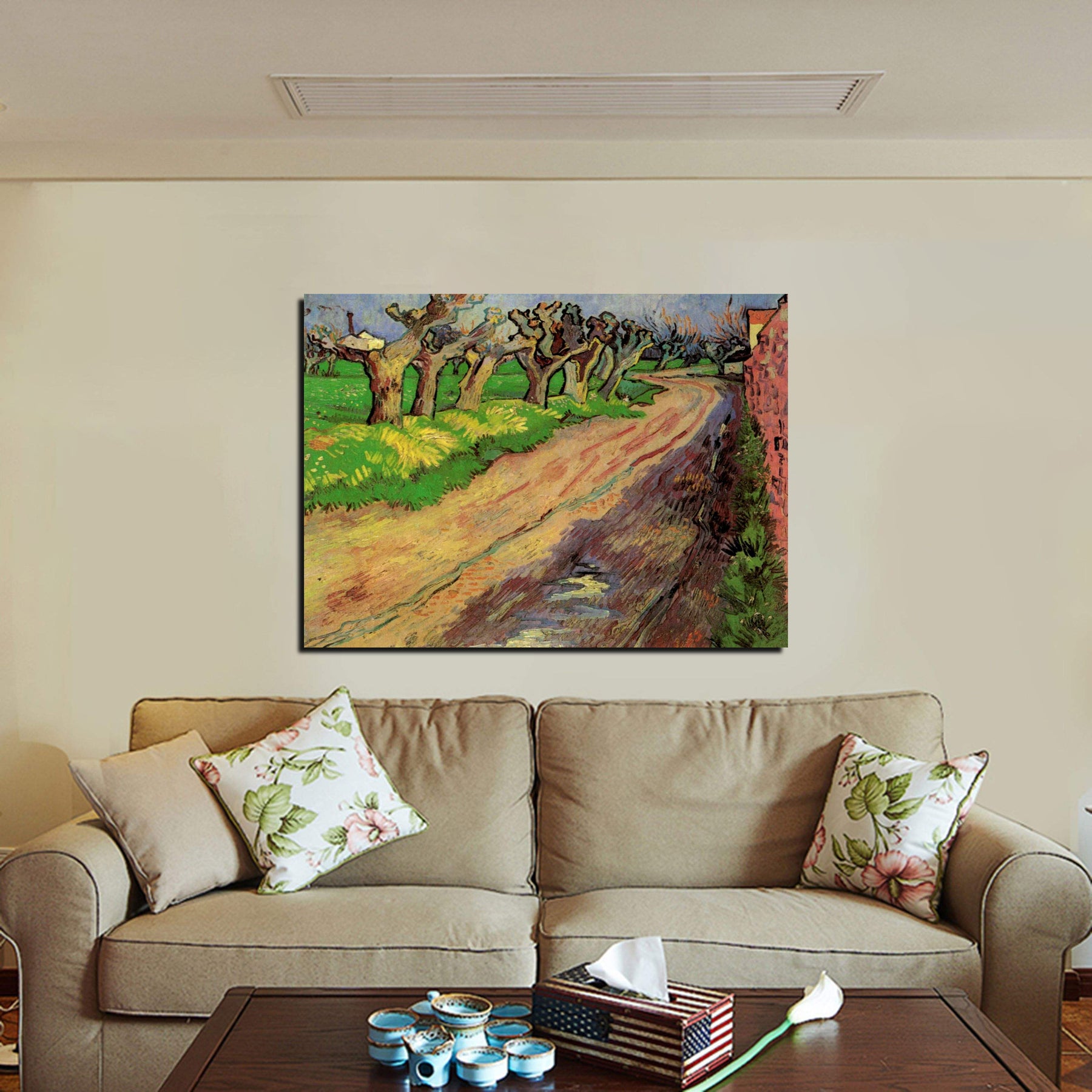 Pollard Willows Canvas Art