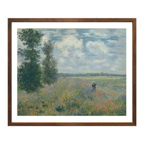 Claude Monet Wall Art Poppy Fields Near Argenteuil Poster Framed