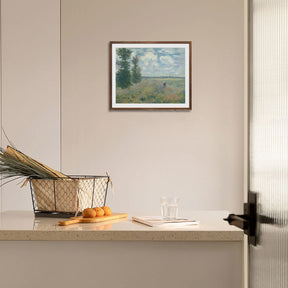 Claude Monet Wall Art Poppy Fields Near Argenteuil Poster Framed