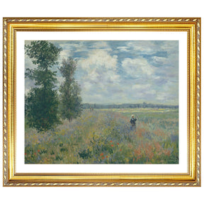 Claude Monet Wall Art Poppy Fields Near Argenteuil Poster Framed