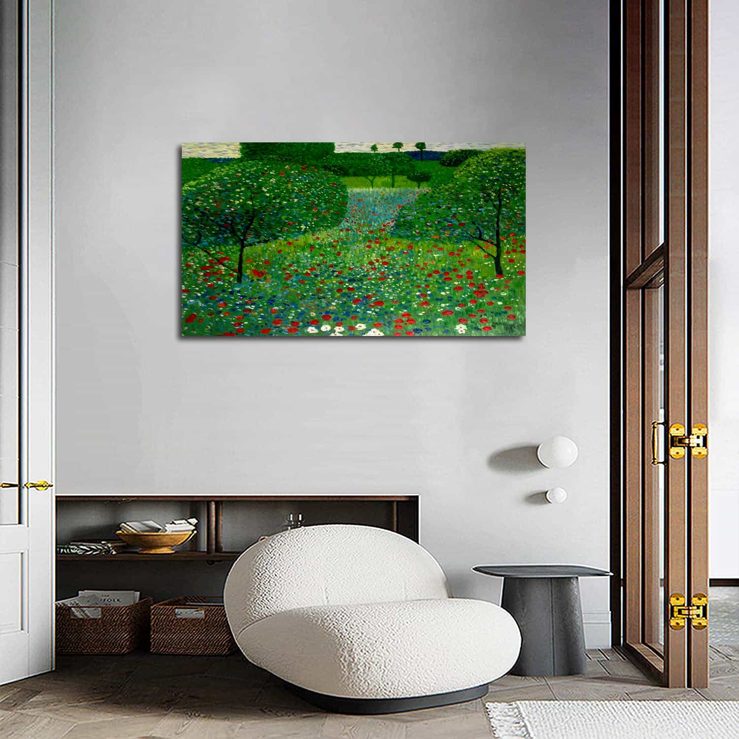 Poppy Field Canvas Art