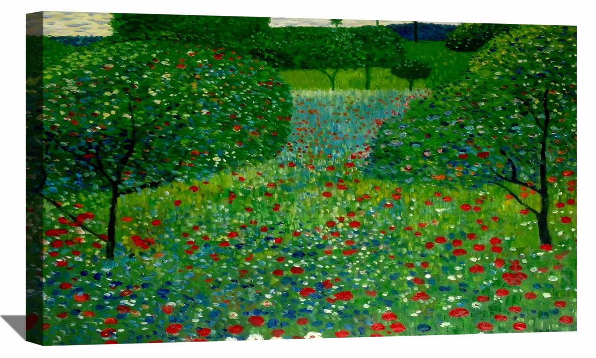 Poppy Field Canvas Art