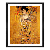 Gustav Klimt Wall Art Portrait Of Adele Bloch Bauer Poster Framed Klimt Art