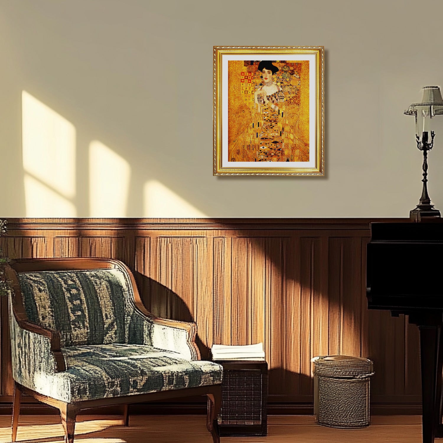 Gustav Klimt Wall Art Portrait Of Adele Bloch Bauer Poster Framed Klimt Art