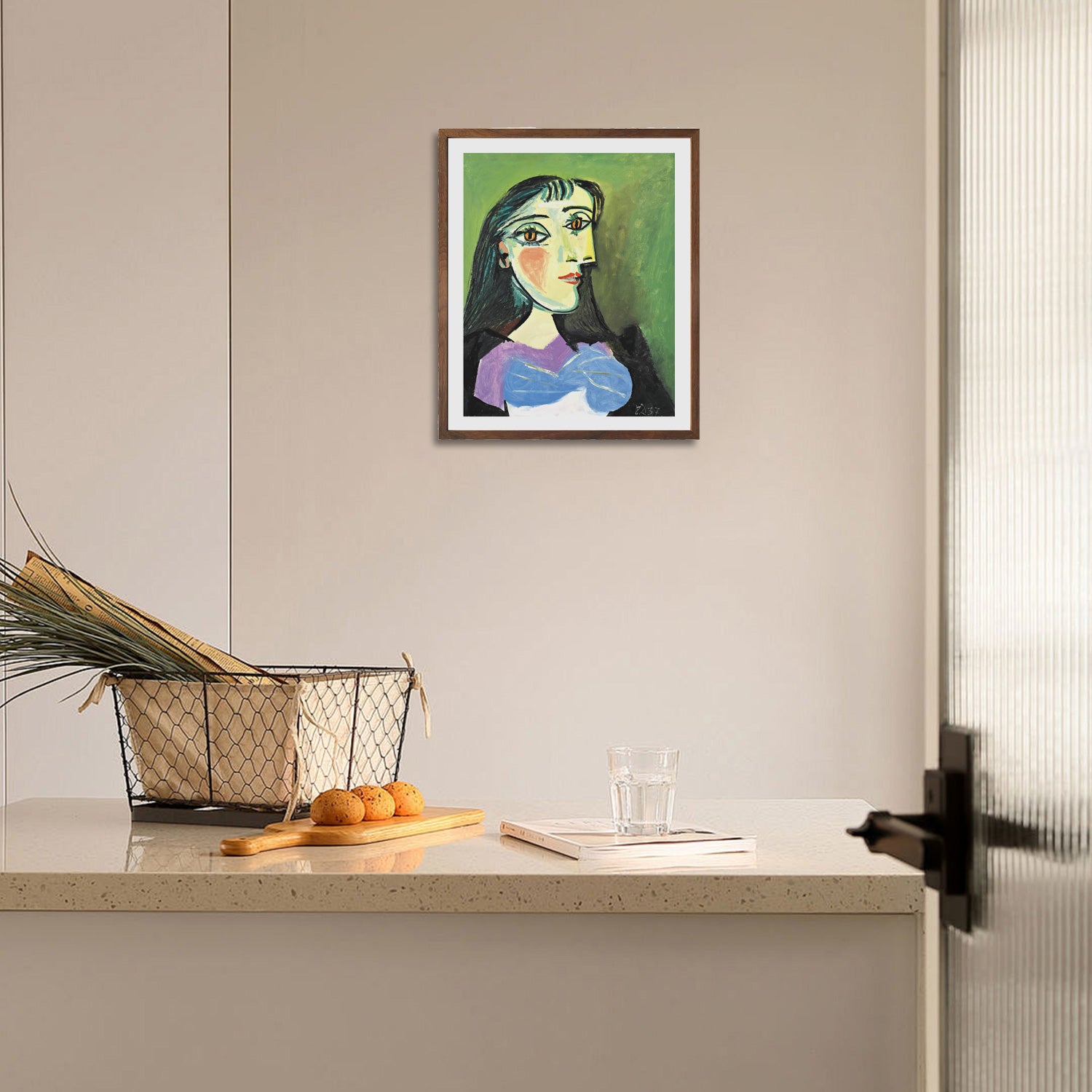 Pablo Picasso Wall Art Portrait Of A Woman Poster Framed Art