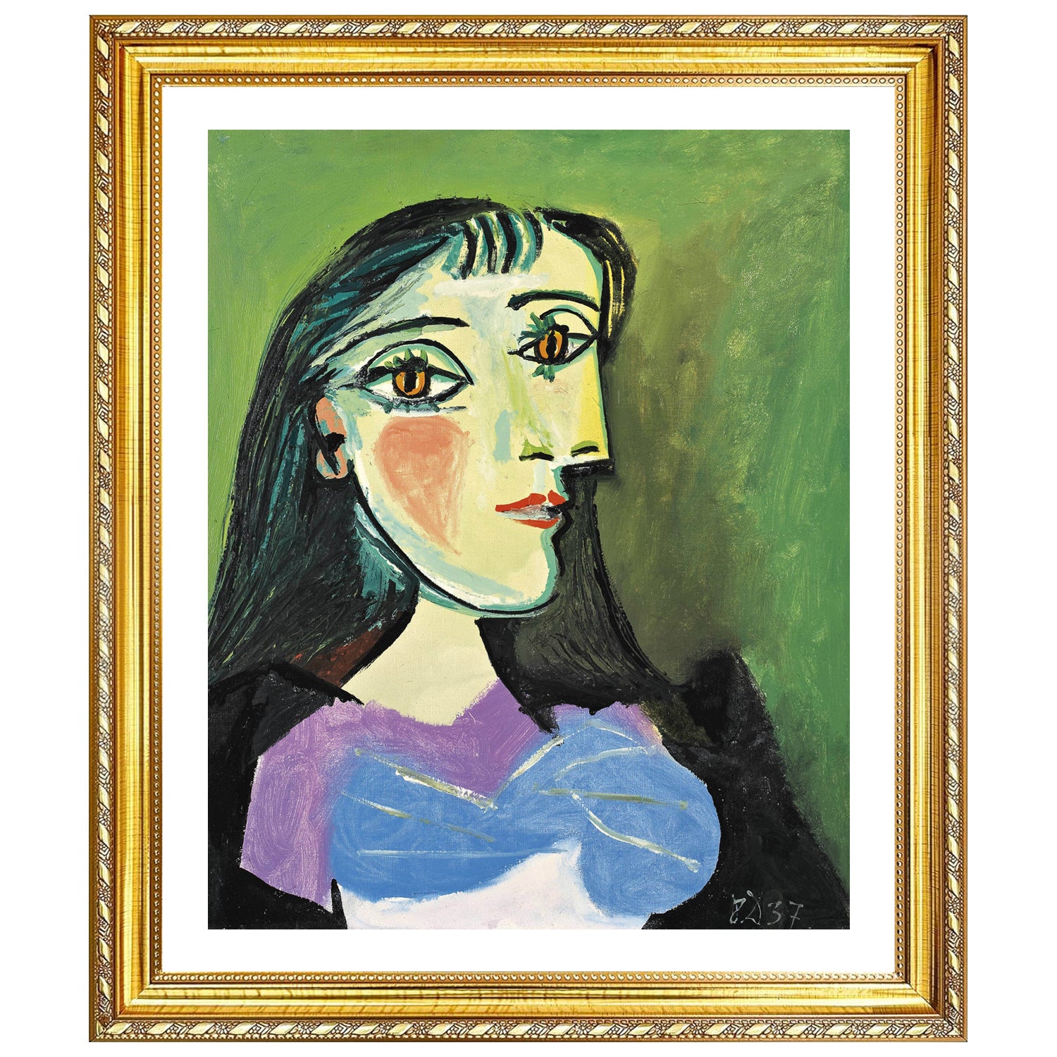 Pablo Picasso Wall Art Portrait Of A Woman Poster Framed Art