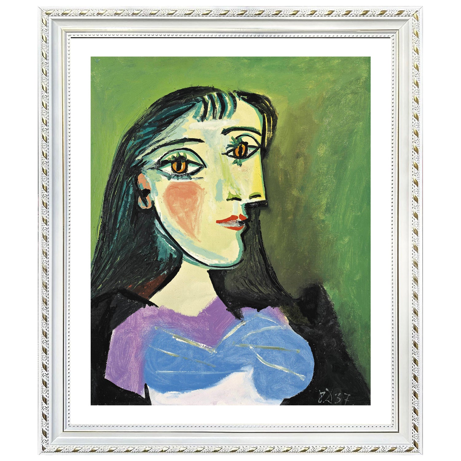 Pablo Picasso Wall Art Portrait Of A Woman Poster Framed Art