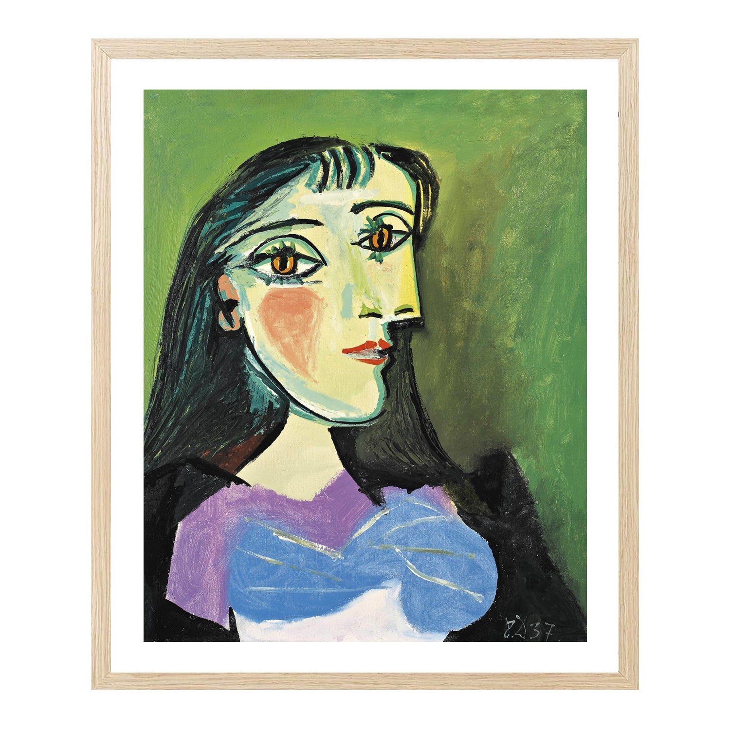 Pablo Picasso Wall Art Portrait Of A Woman Poster Framed Art