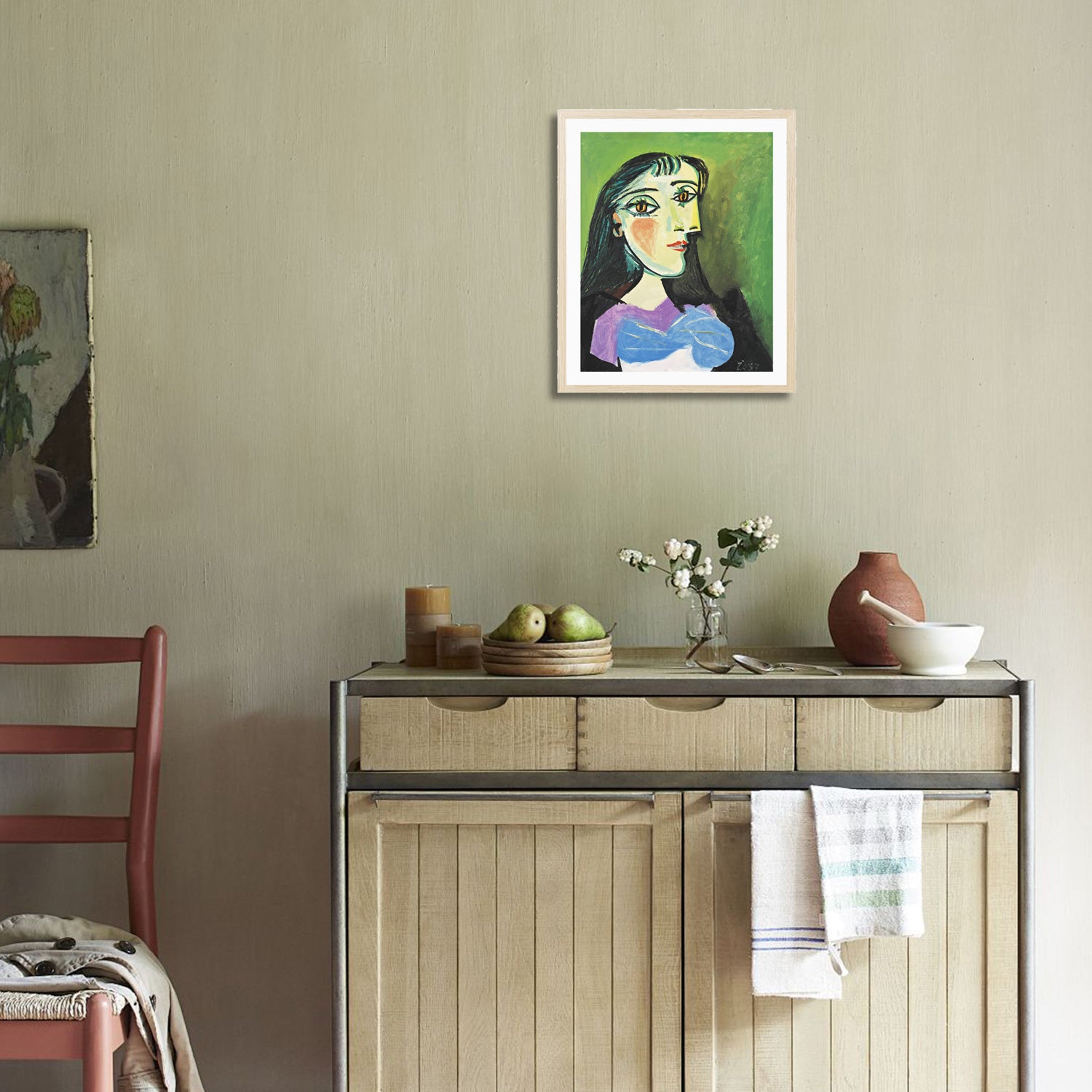 Pablo Picasso Wall Art Portrait Of A Woman Poster Framed Art