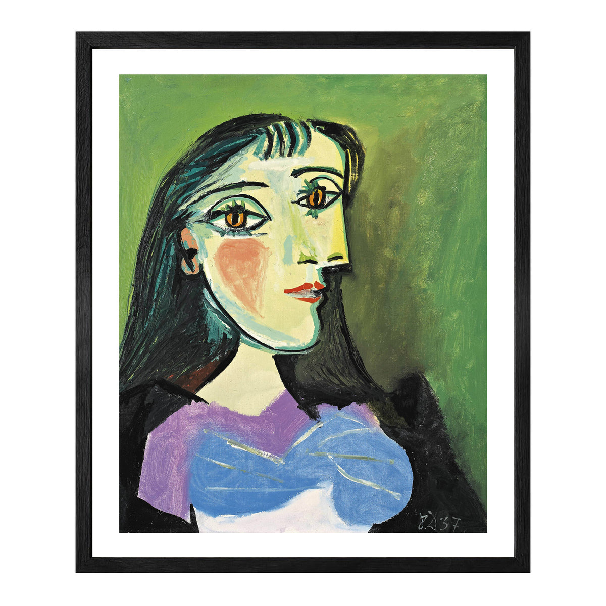 Pablo Picasso Wall Art Portrait Of A Woman Poster Framed Art
