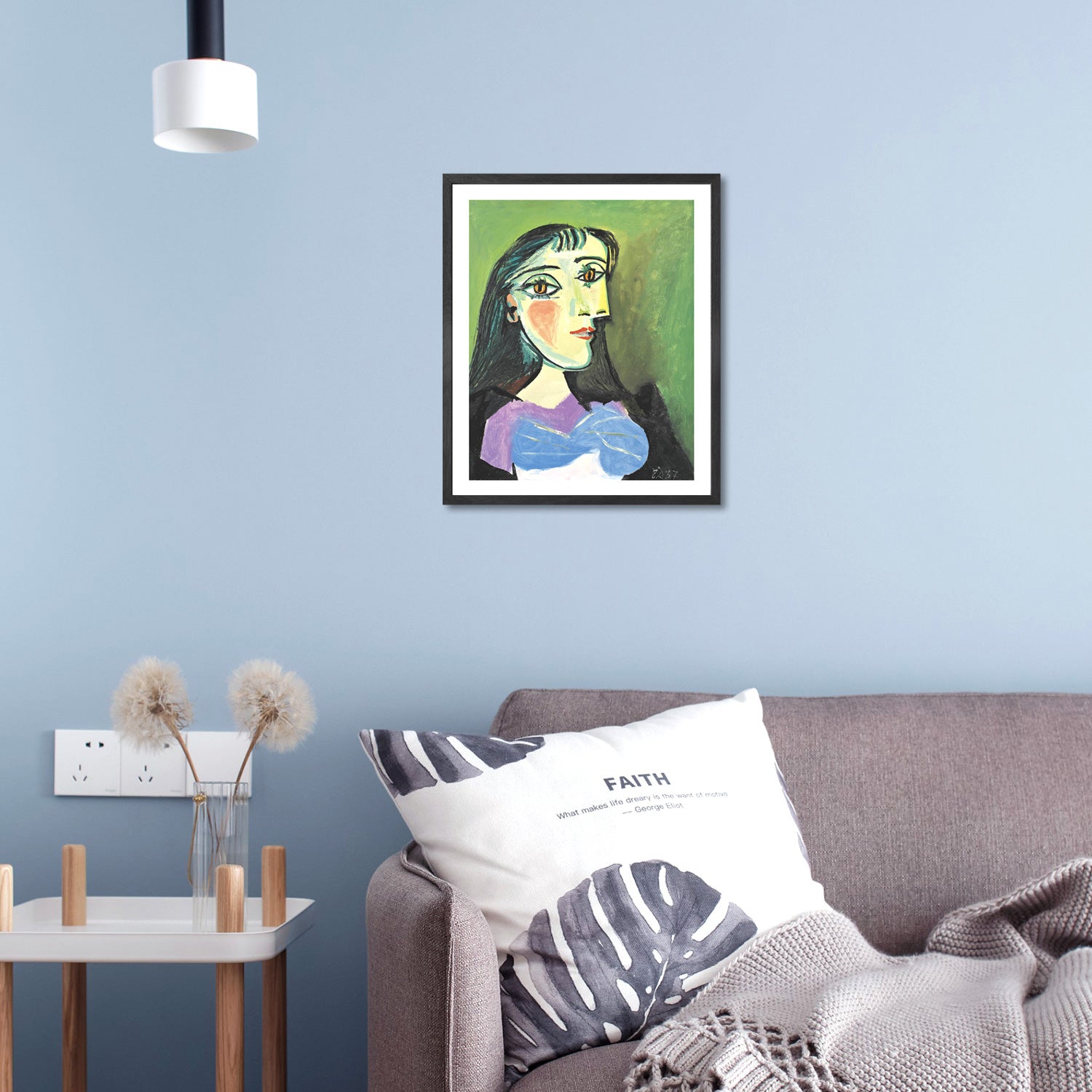 Pablo Picasso Wall Art Portrait Of A Woman Poster Framed Art