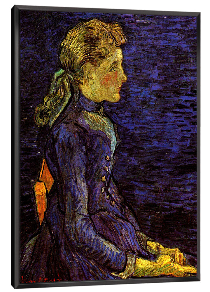 Portrait of Adeline Ravoux 2 Canvas Art