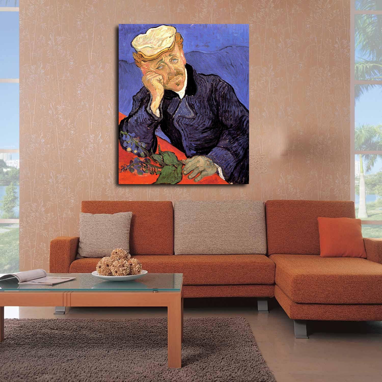 Portrait of Doctor Gachet Canvas Art