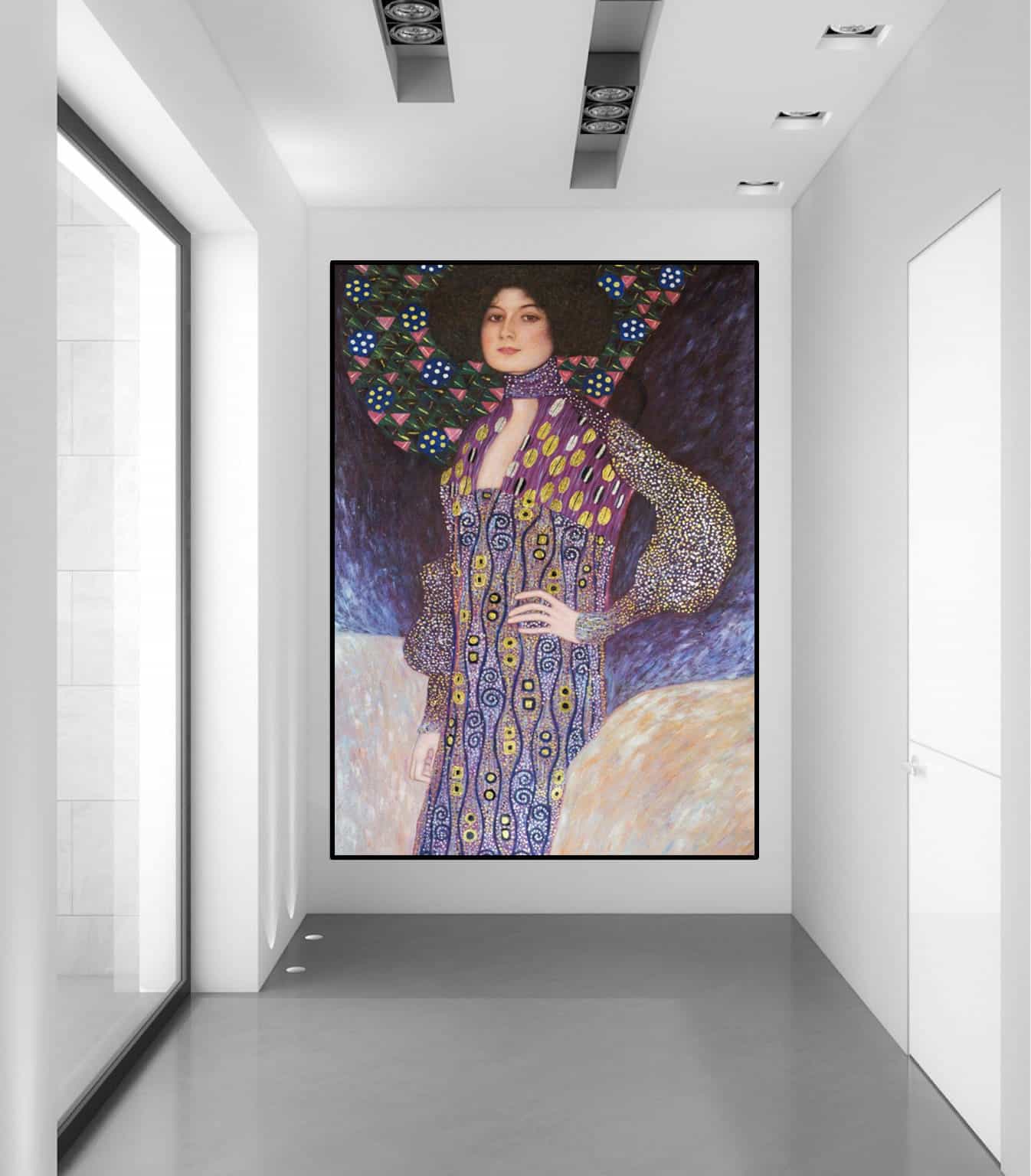 Portrait Of Emilie Floge Canvas Art