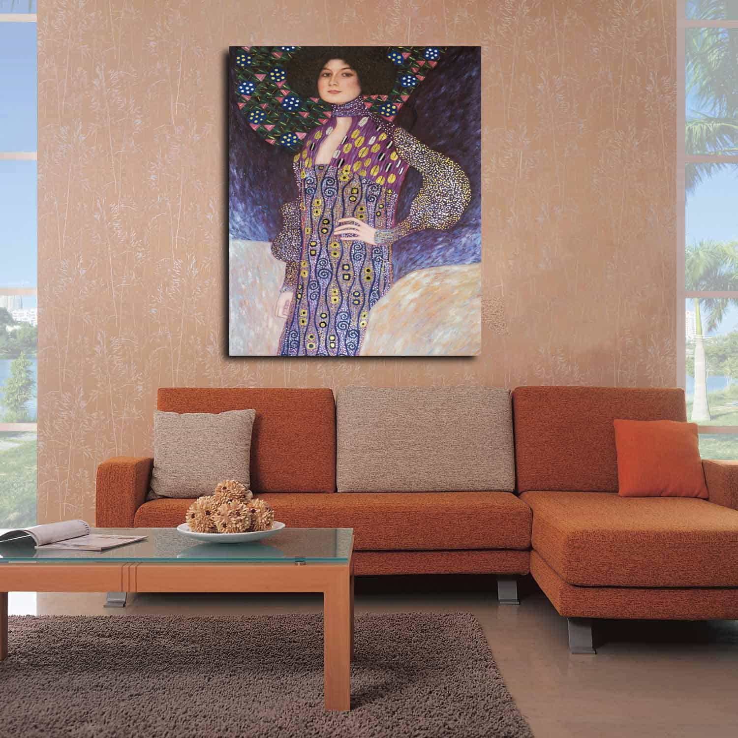 Portrait Of Emilie Floge Canvas Art