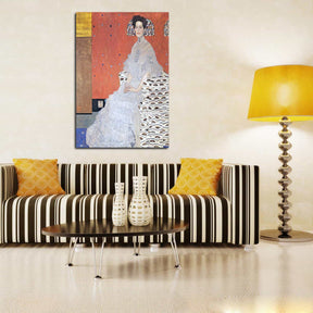 Portrait Of Fritza Riedler Canvas Art