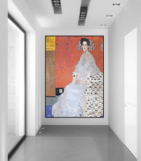 Portrait Of Fritza Riedler Canvas Art