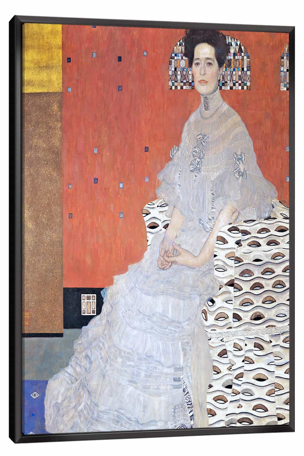 Portrait Of Fritza Riedler Canvas Art