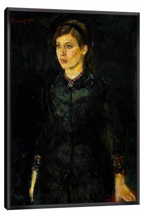 Portrait of Inger Munch Canvas Art