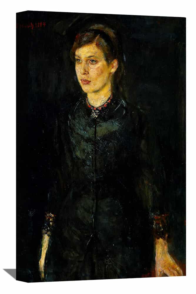 Portrait of Inger Munch Canvas Art