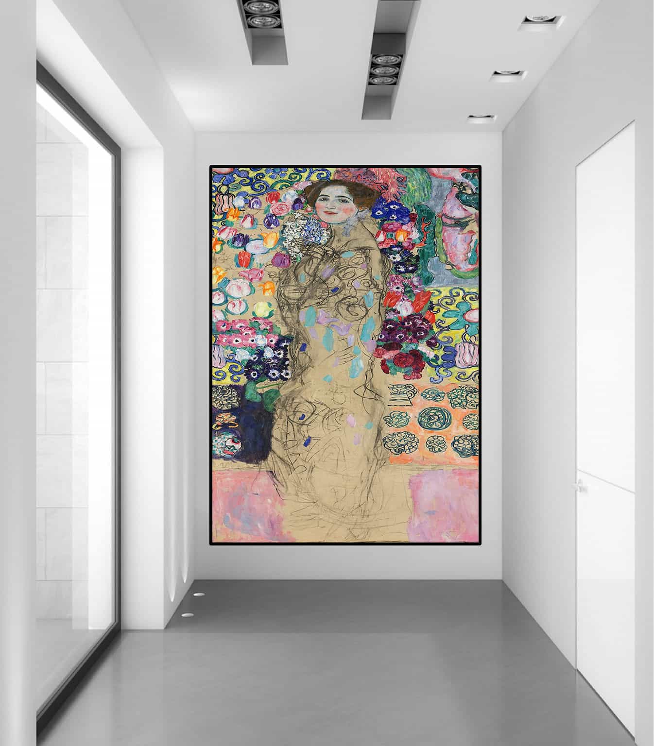 Portrait of Ria Munch Canvas Art