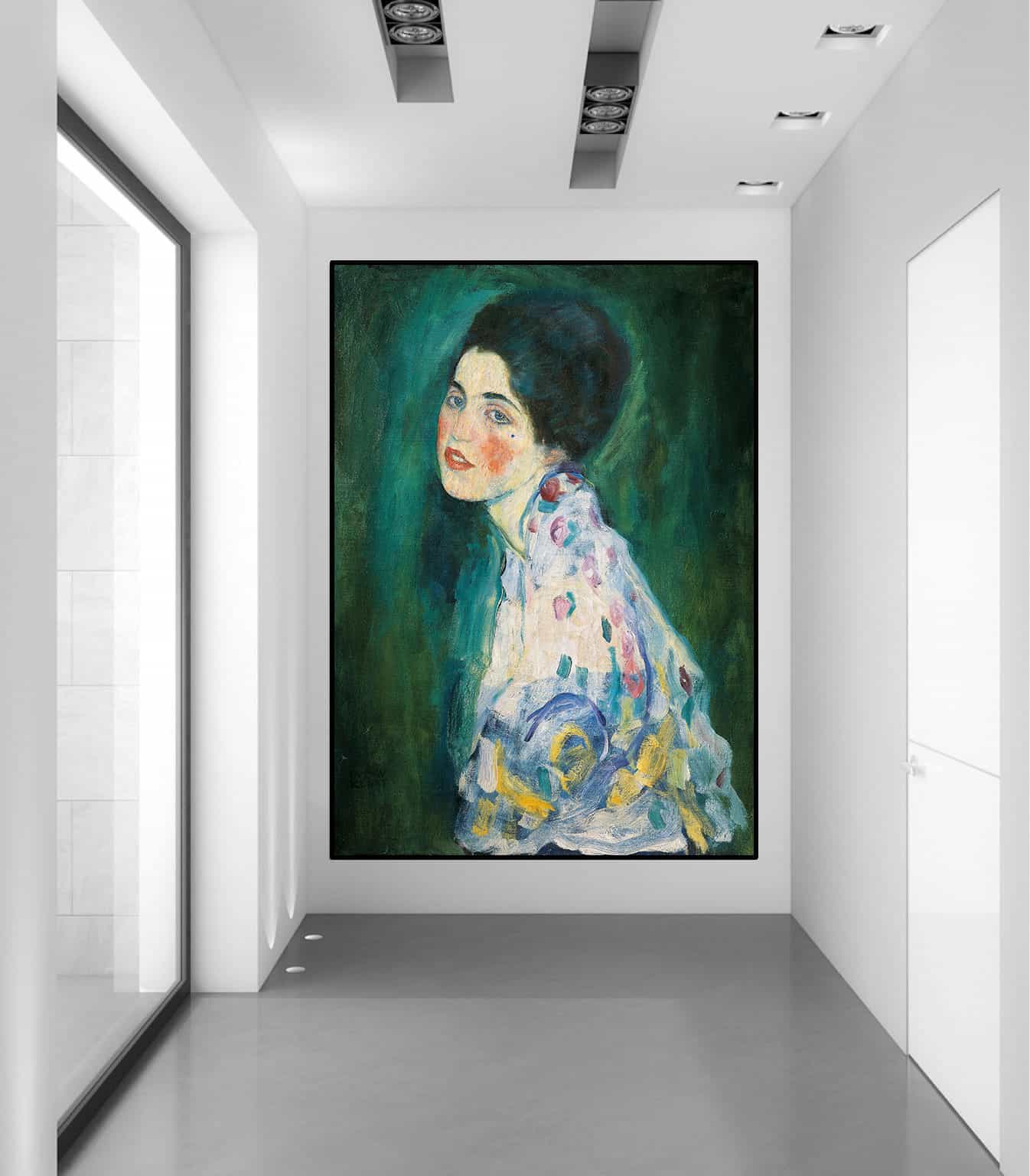 Portrait Of A Lady Canvas Art