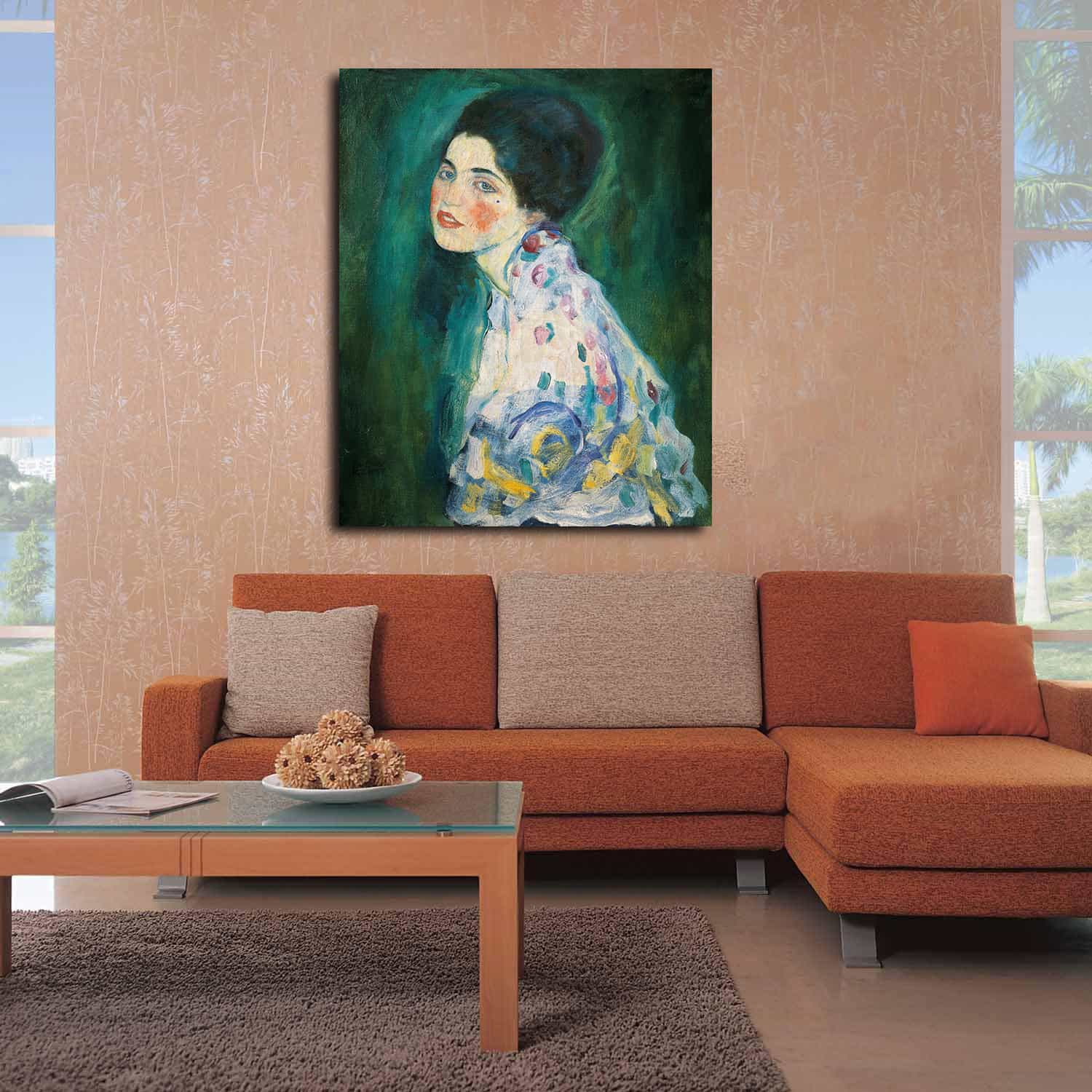 Portrait Of A Lady Canvas Art