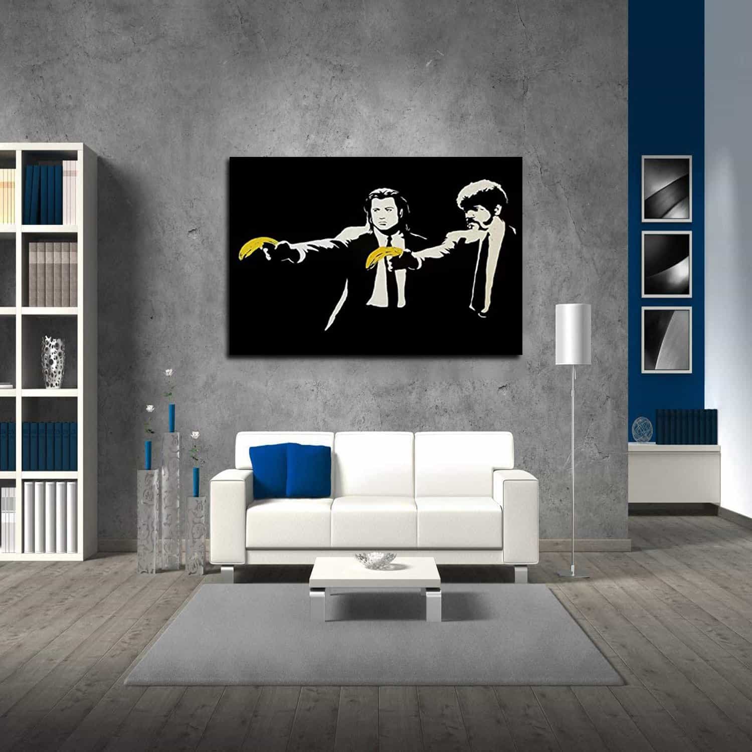 Pulp Fiction banana Canvas Art