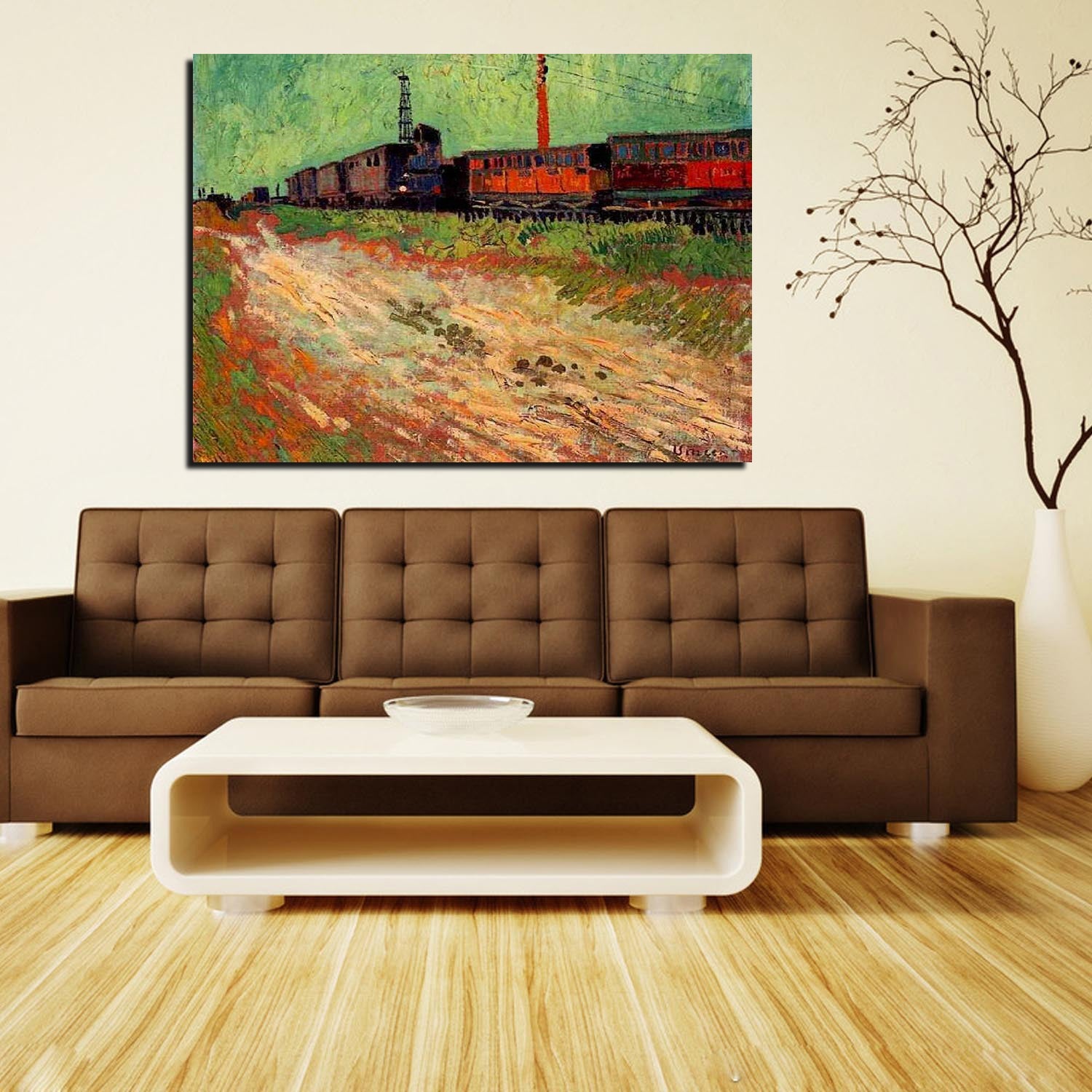 Railway Carriages Canvas Art
