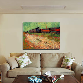 Railway Carriages Canvas Art