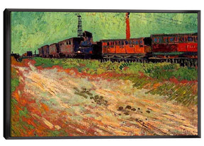 Railway Carriages Canvas Art