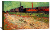 Railway Carriages Canvas Art