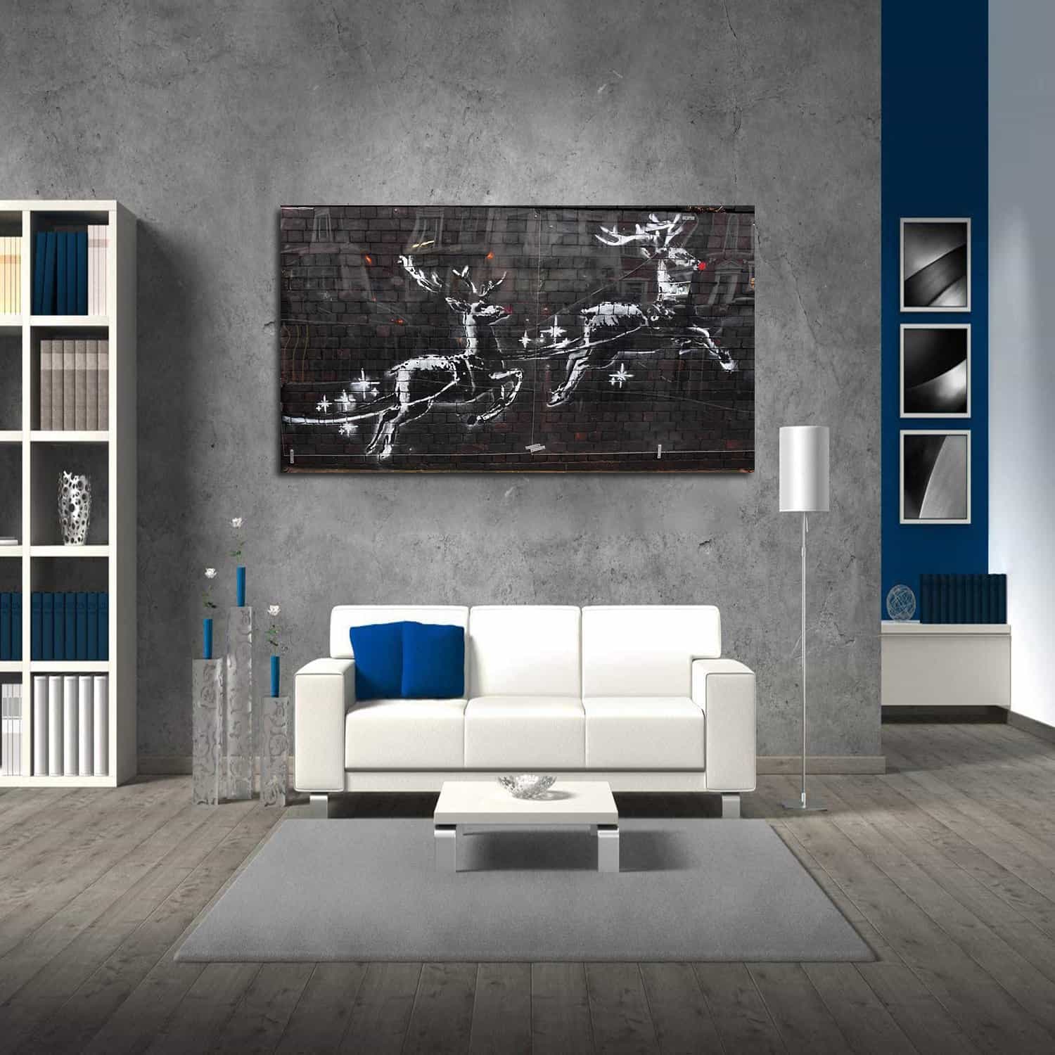 Reindeers Canvas Art