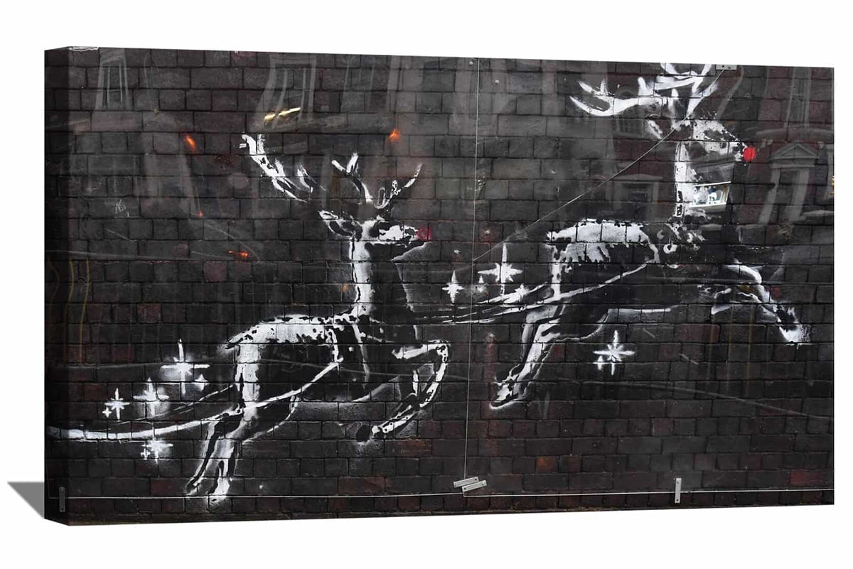 Reindeers Canvas Art
