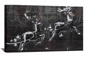 Reindeers Canvas Art