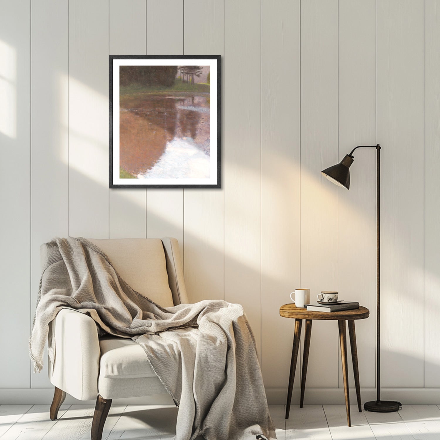 Gustav Klimt Wall Art The River Poster Framed Klimt Art