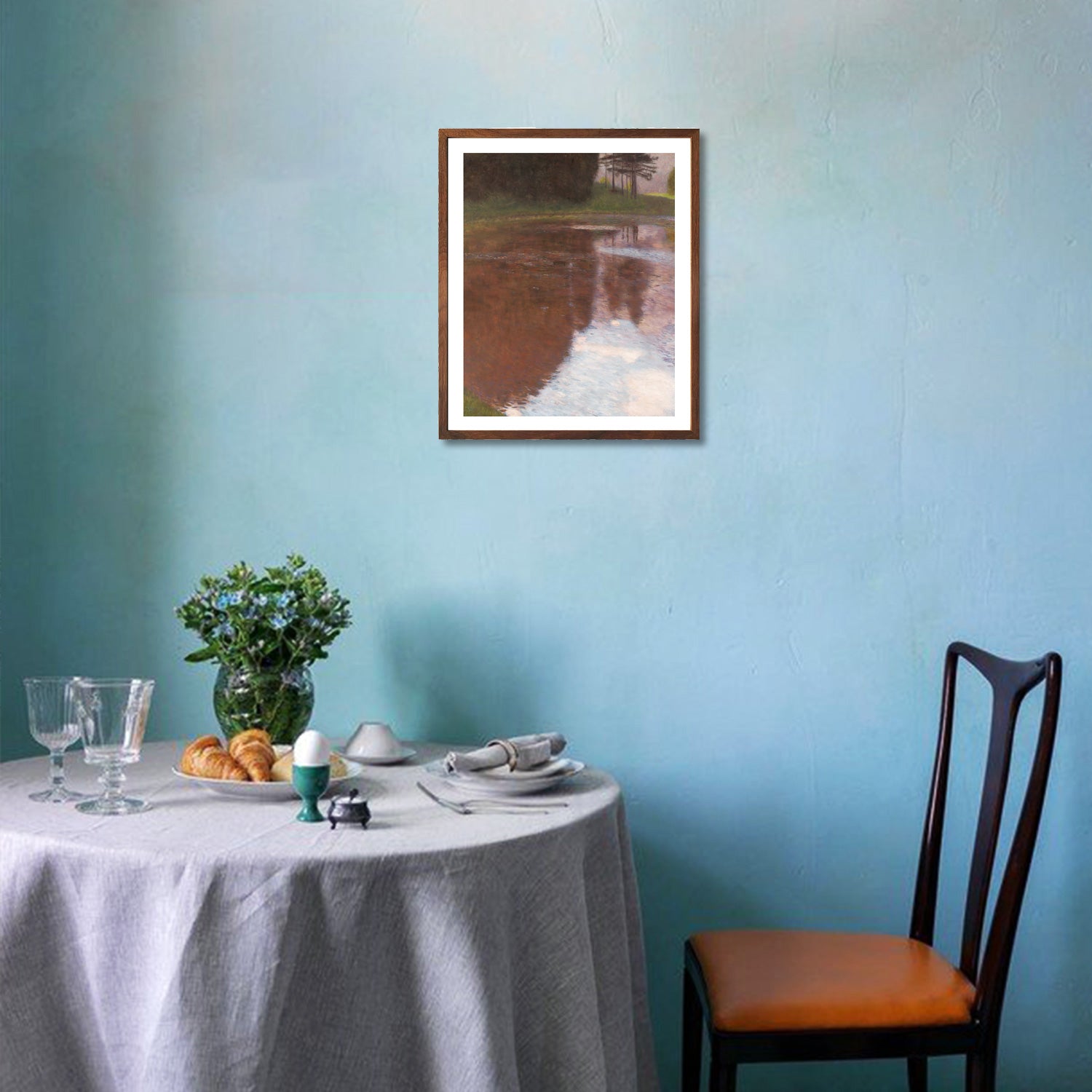 Gustav Klimt Wall Art The River Poster Framed Klimt Art